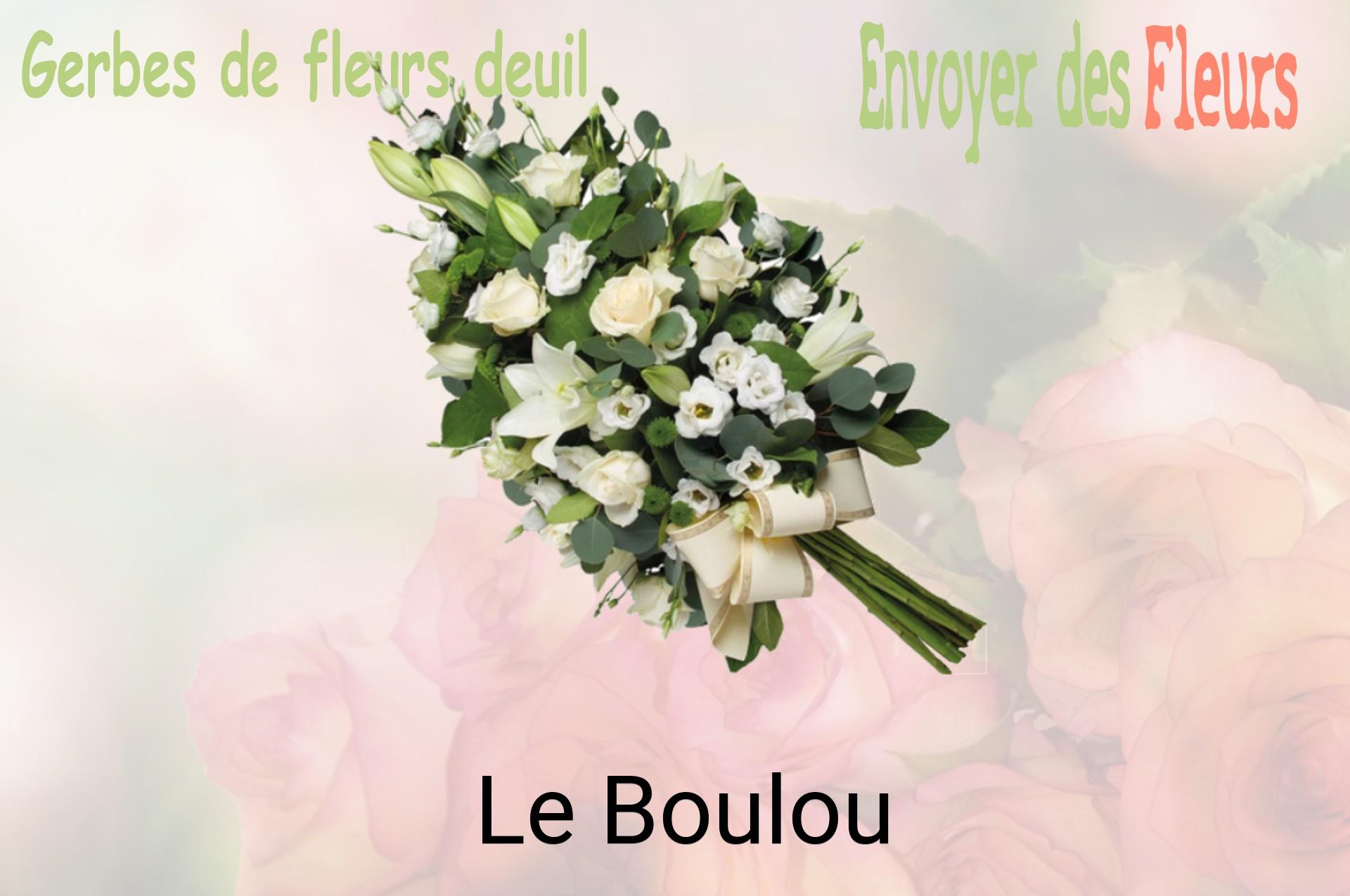 Gerbe de fleurs de deuil livrée à Le Boulou